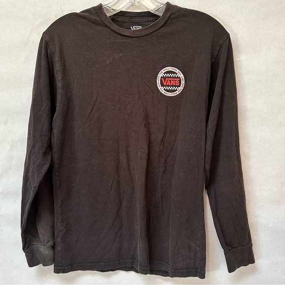 Vans Skate Surf Black Long Sleeve Men's Shirt - Picture 1 of 6